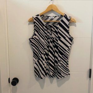 Calvin Klein Black and white tank top size small